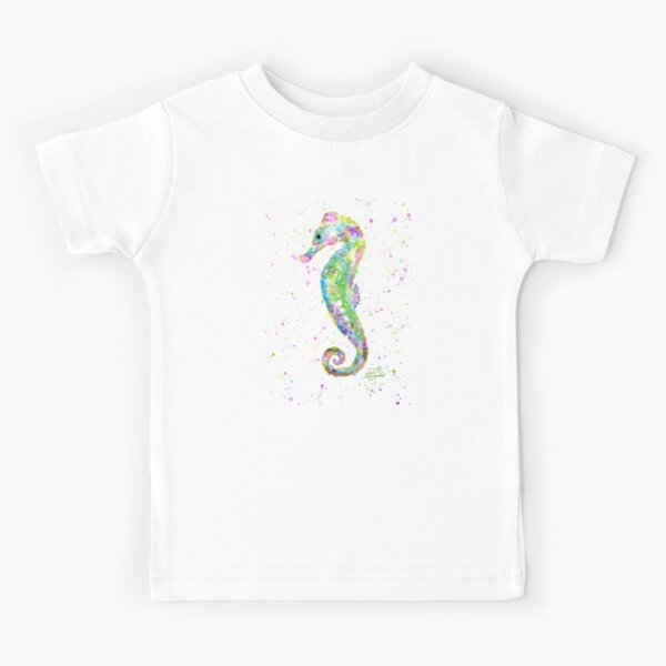 Seahorse by Jan Marvin Kids T-Shirt