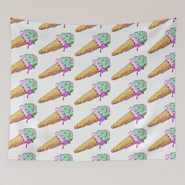 Item preview, Ice cream Cone, Mint and Strawberry designed and sold by MaureenBoyle.