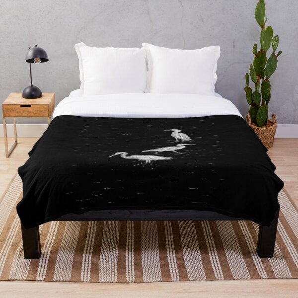 Herons Throw Blanket