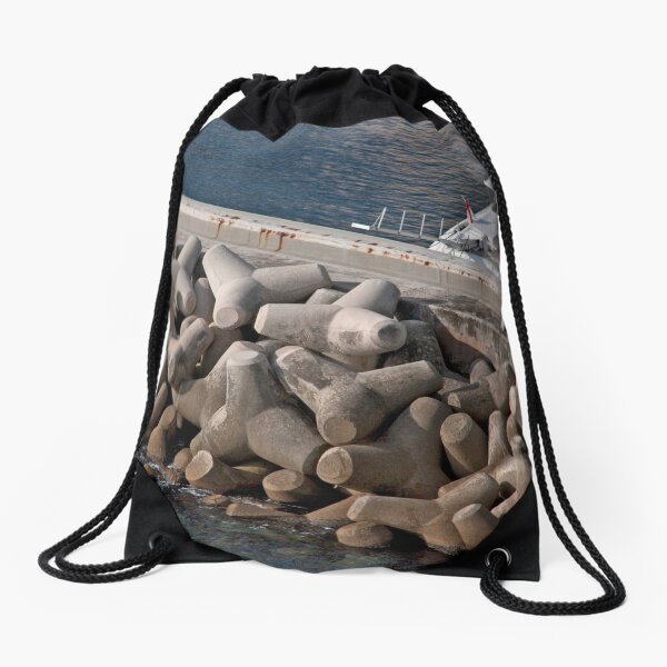 Monaco Tetrapods Drawstring Bag