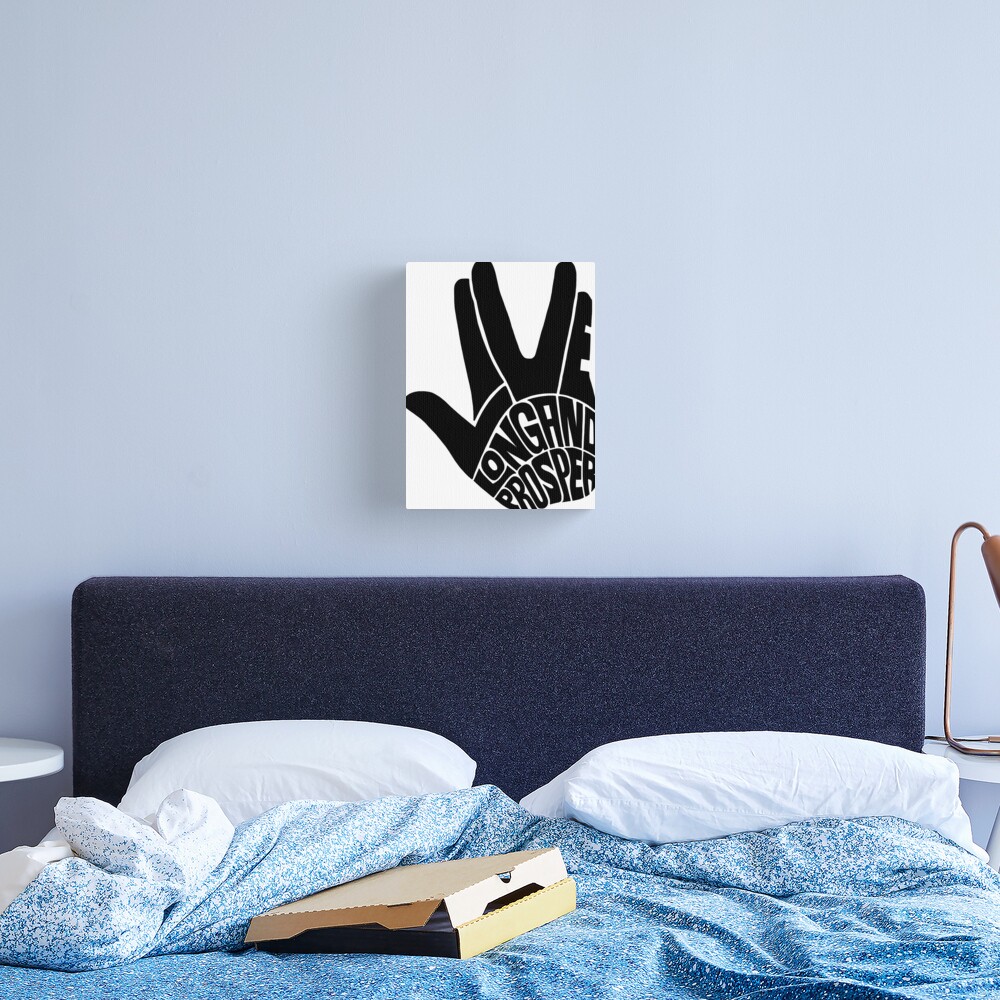 Star Trek Live Long and Prosper Canvas Print