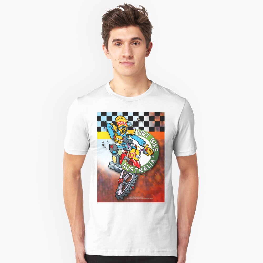 Dirt Bike Australia - Hot Stuff for Poster Art Slim Fit T-Shirt