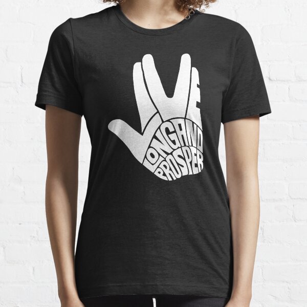 Star Trek Live Long et Prosper White T-shirt essentiel