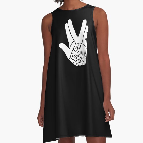 Star Trek Live Long and Prosper White A-Line Dress
