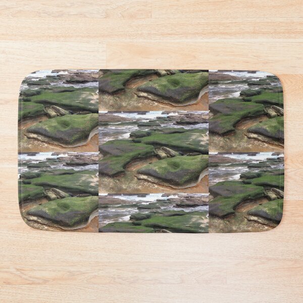 Item preview, Mossy Rocks, Caves Beach NSW designed and sold by MaureenBoyle.
