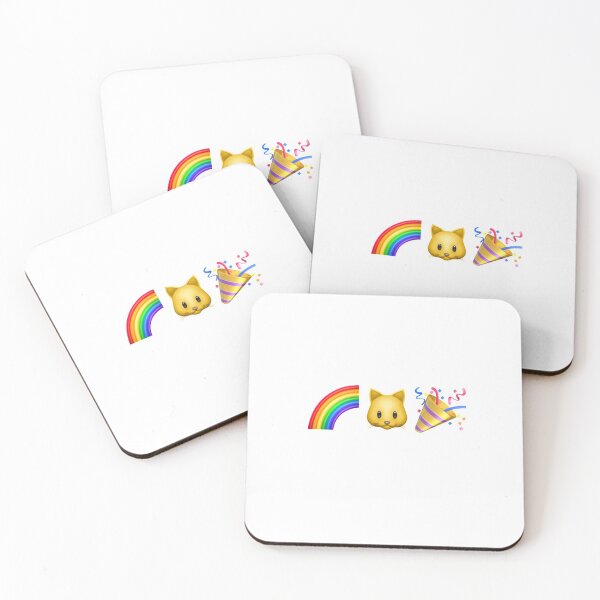 Item preview, rainbow kitten surprise designed and sold by stickers by isabel .