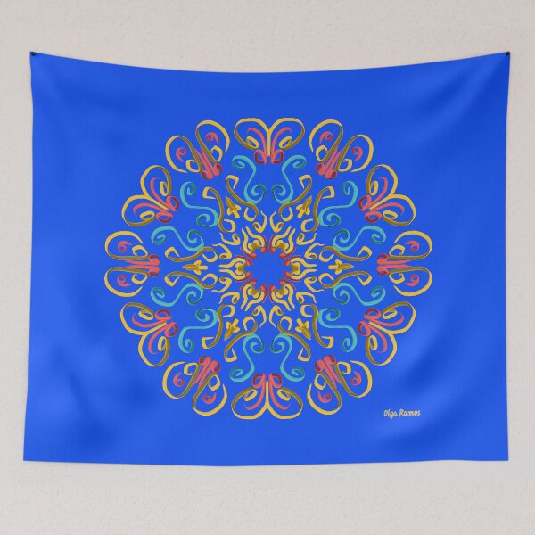 Item preview, Summer (bright blue) designed and sold by olgaramos.
