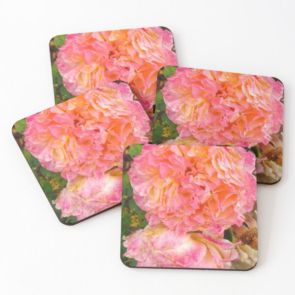 Item preview, Folded Pink and Orange Rose  designed and sold by The Rage Garden.