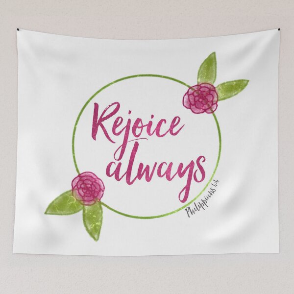 Item preview, Rejoice Always designed and sold by ArtworkBySarahN.