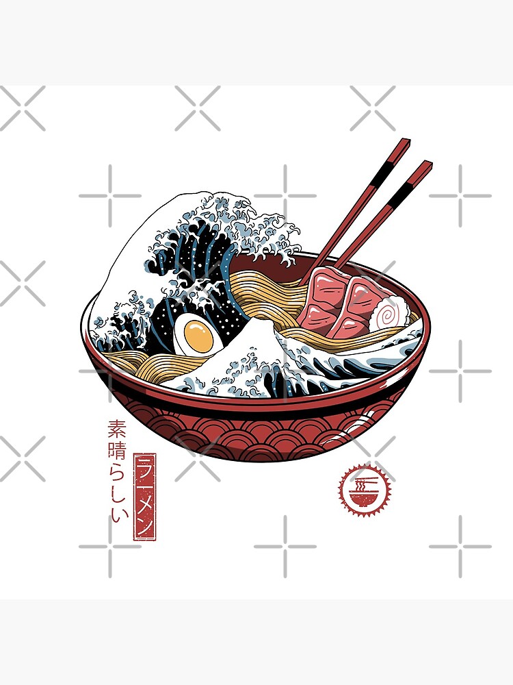 Great Ramen Wave White by vincenttrinidad