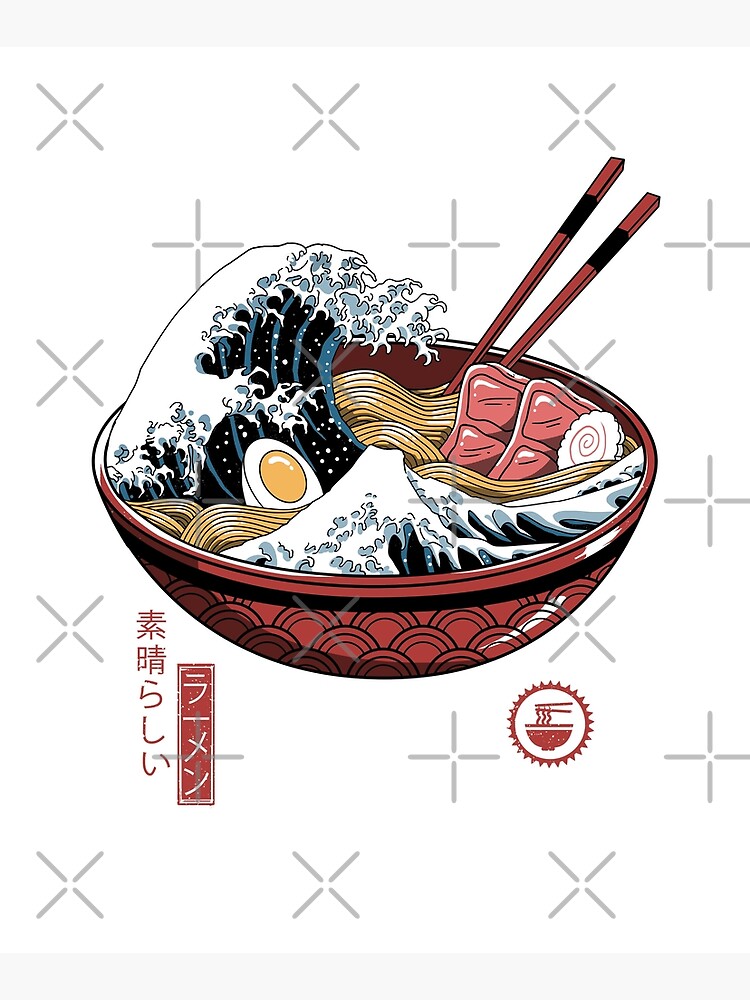 Great Ramen Wave White by vincenttrinidad