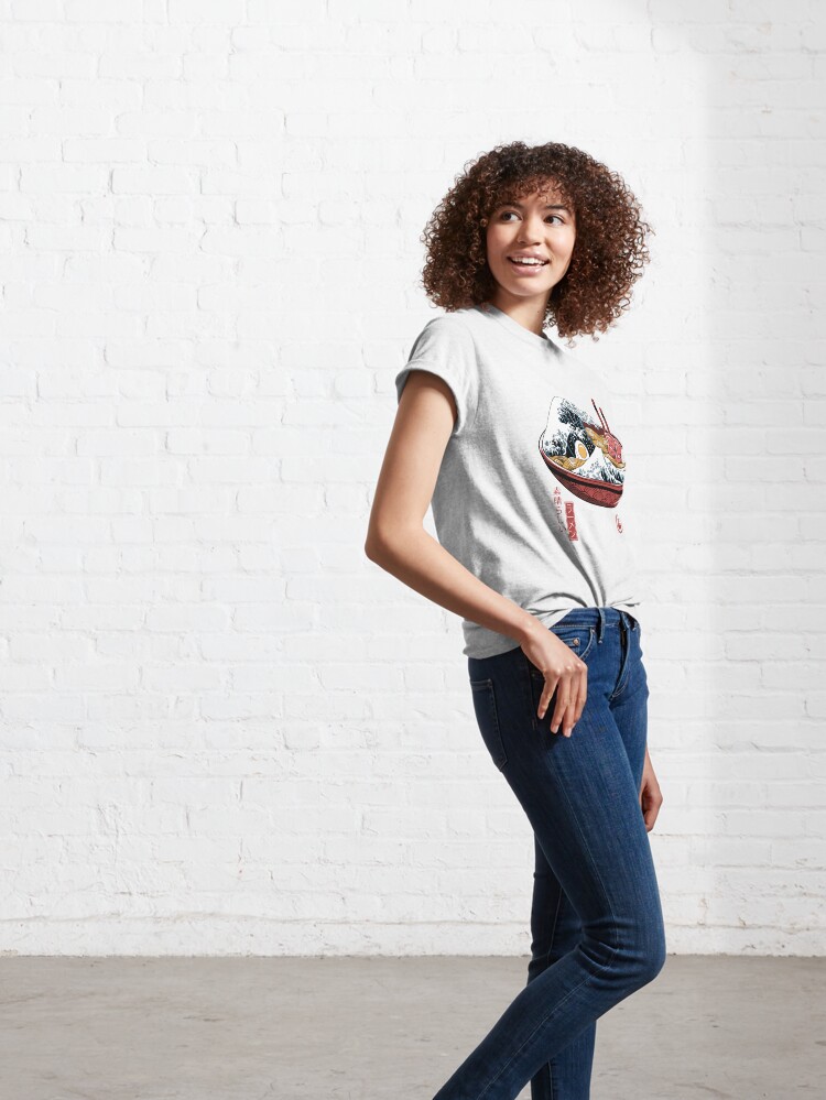 Discover Camiseta Ramen Gran Ola Dibujo para Hombre Mujer