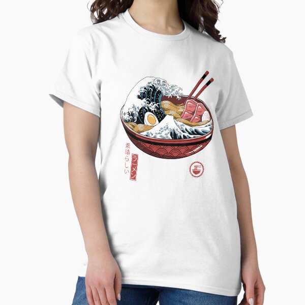 Item preview, Great Ramen Wave White designed and sold by vincenttrinidad.