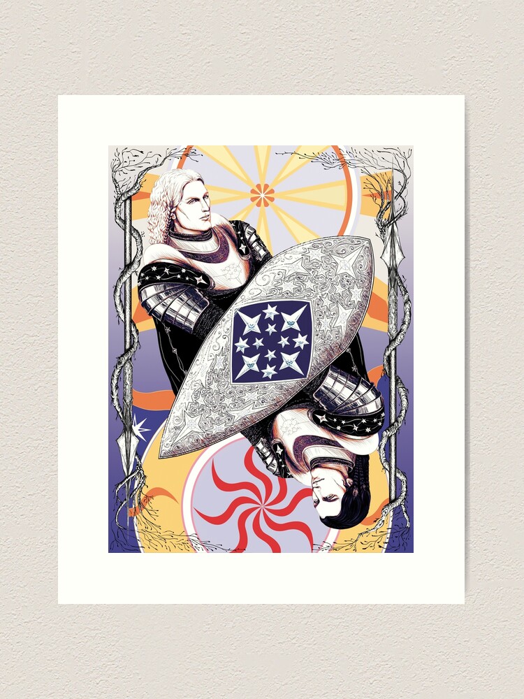 Thumbnail 1 of 3, Art Print, Scion of Kings II Upside down designed and sold by Sirielle.
