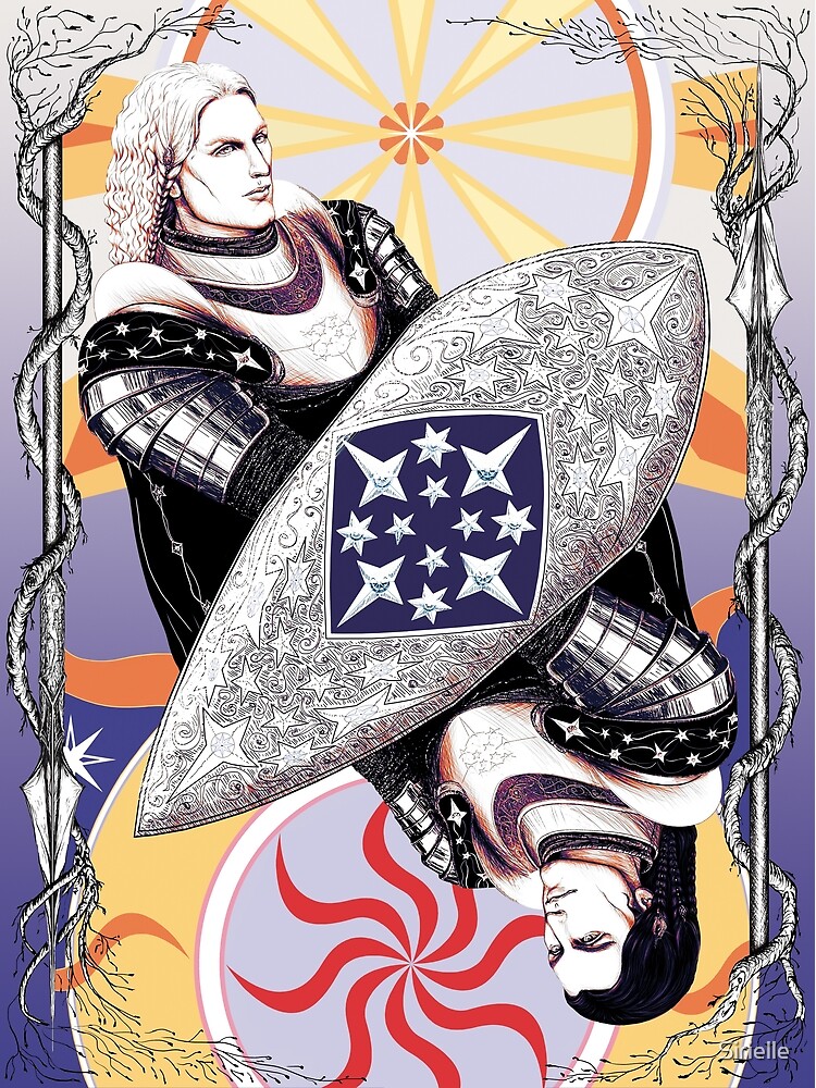 Thumbnail 3 of 3, Art Print, Scion of Kings II Upside down designed and sold by Sirielle.