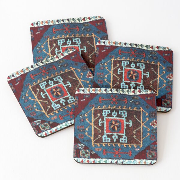 Item preview, Kurdish Malatya East Anatolian Rug Print designed and sold by Vicky Brago-Mitchell®.