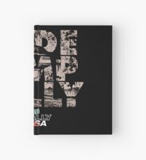 Slide Jump Rally - Black Hardcover Journal