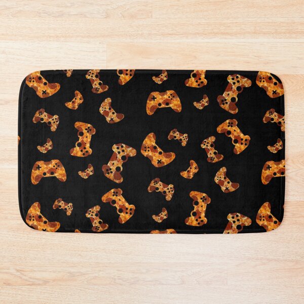 Item preview, Pepperoni Cheese Pizza Gamer Gaming Controller Pattern  designed and sold by SharkaSplat.