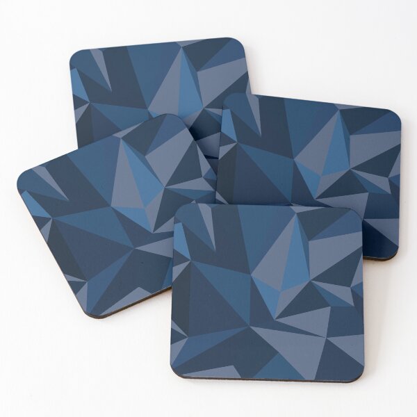 Item preview, Geometric Dark Blue Abstract designed and sold by Tetete.