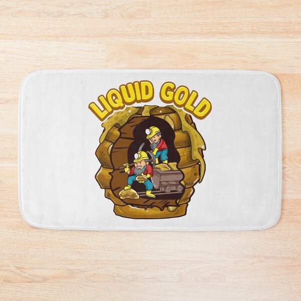 Item preview, Liquid Gold . Funny Beekeeper Miners Gathering Honey . Mining Gold Honey . Honey Bees . Gift for Beekeeper .  designed and sold by PragmaticFalcon.