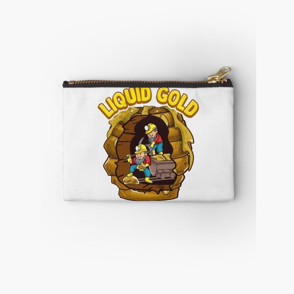 Item preview, Liquid Gold . Funny Beekeeper Miners Gathering Honey . Mining Gold Honey . Honey Bees . Gift for Beekeeper .  designed and sold by PragmaticFalcon.