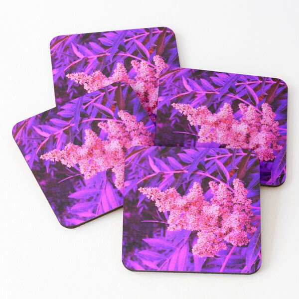 Item preview, Pink and Blue Sideways Sumac designed and sold by The Rage Garden.