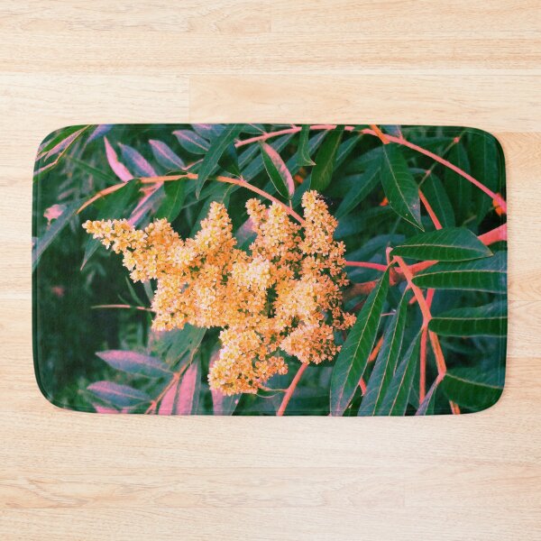 Item preview, Green and Gold Sideways Sumac designed and sold by The Rage Garden.