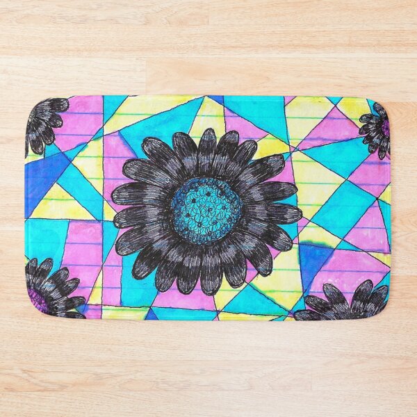 Item preview, Neon Geometric Flowers  designed and sold by The Rage Garden.