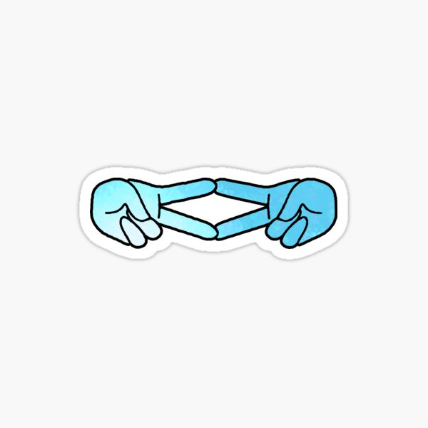 adpi hands sticker Sticker