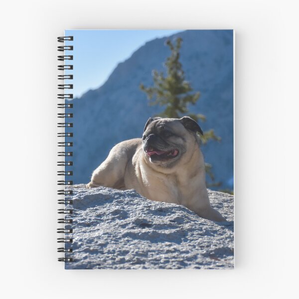 Item preview, Happy Morning Mountain Pug designed and sold by pugventurephoto.