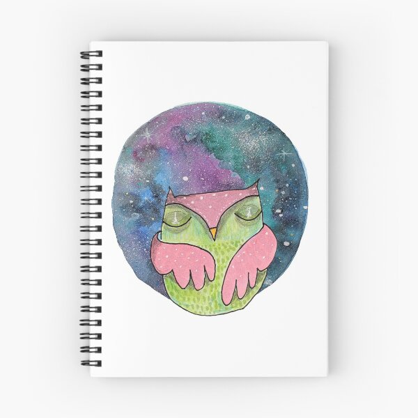 Artikelvorschau, Schlafende Galaxie-Eule entworfen und verkauft von embellish studios.
