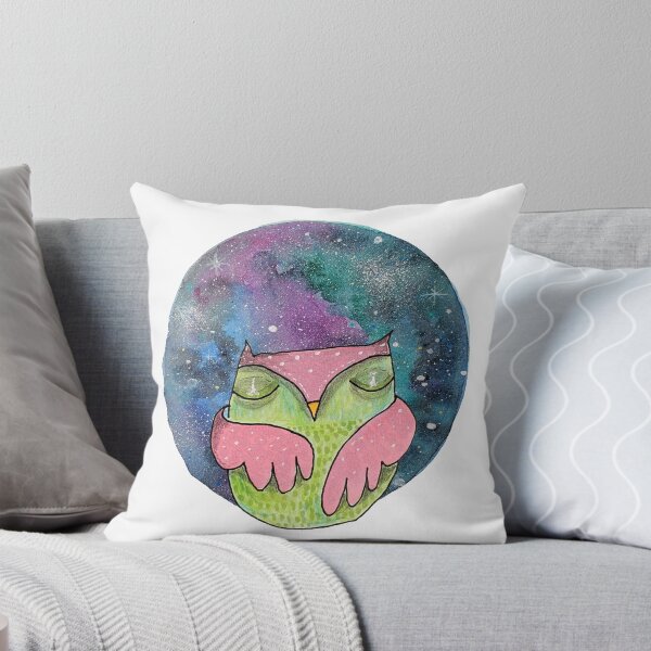 Item preview, Sleeping Galaxy Owl designed and sold by embellish studios.