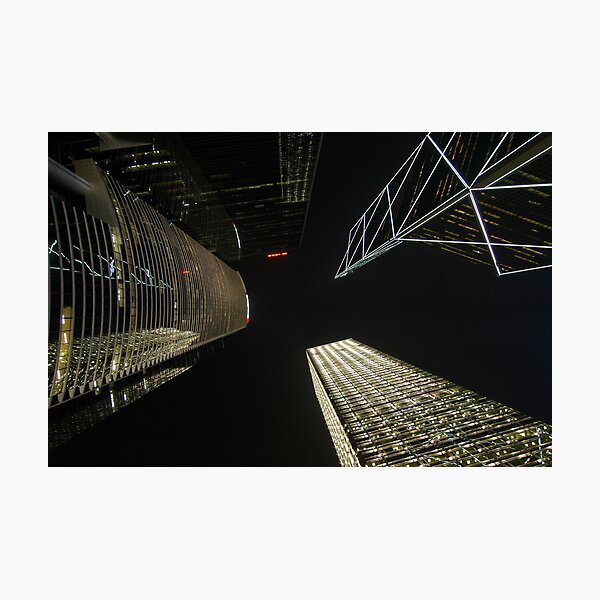 Banks reaching for the night sky Photographic Print