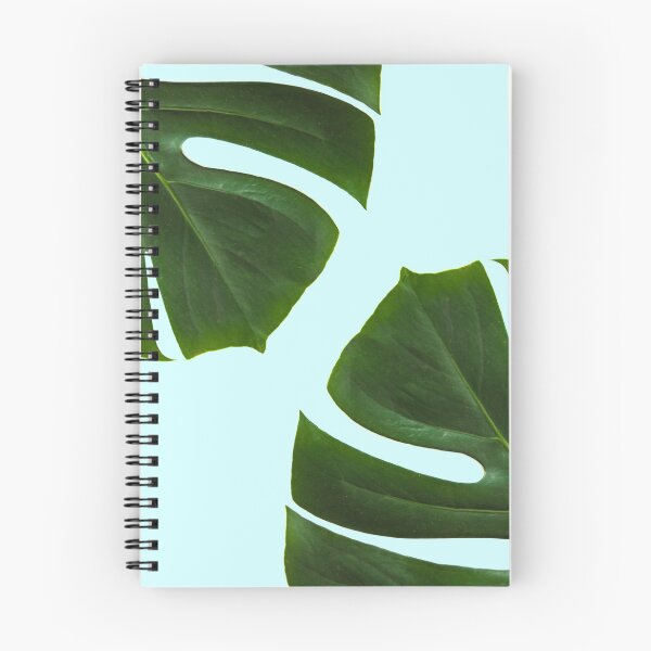 Item preview, Monstera palm leaves blue designed and sold by bohoDecor.