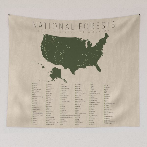 Item preview, National Forests of the United States designed and sold by FinlayMcNevin.