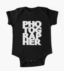 Gift For Photographer One Piece - Short Sleeve