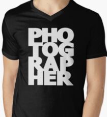 Gift For Photographer Men's V-Neck T-Shirt