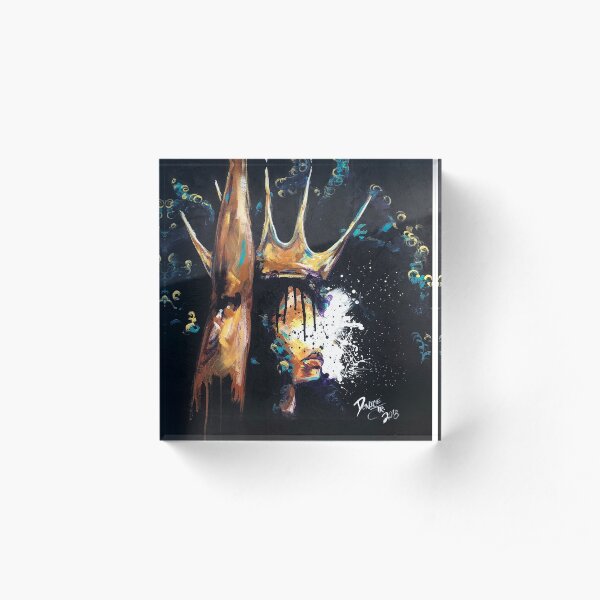 Naturally Queen Badu Acrylic Block