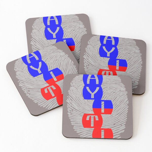 Item preview, Haiti Fingerprint DNA Design, Thumbprint AYITI Flag Colors designed and sold by gigipl7.