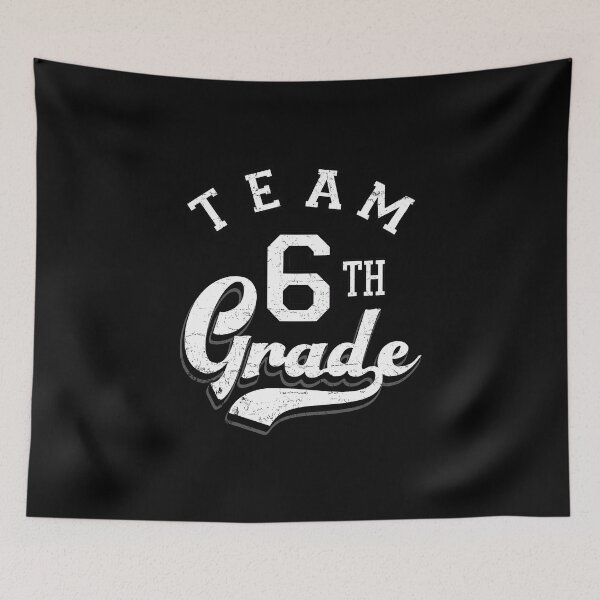 Item preview, Team 6th Grade Black designed and sold by RiffXS.