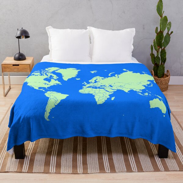 Item preview, World map designed and sold by bohoDecor.