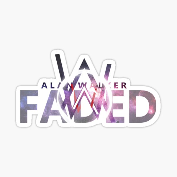 Alan Walker Faded Stickers Redbubble