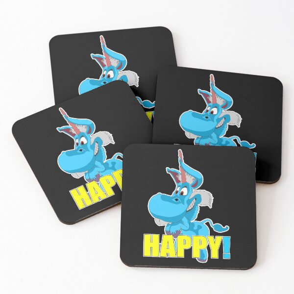 Item preview, Blue Unicorn is Happy designed and sold by DynaMike2012.