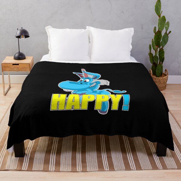Item preview, Blue Unicorn is Happy designed and sold by DynaMike2012.