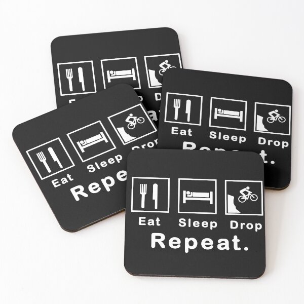 Item preview, Eat Sleep Drop Repeat | MTB  designed and sold by Larnetty.