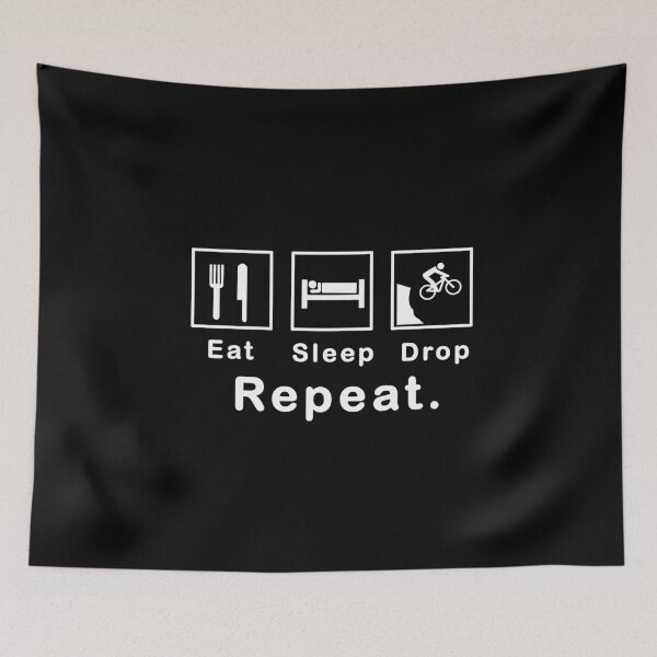 Item preview, Eat Sleep Drop Repeat | MTB  designed and sold by Larnetty.