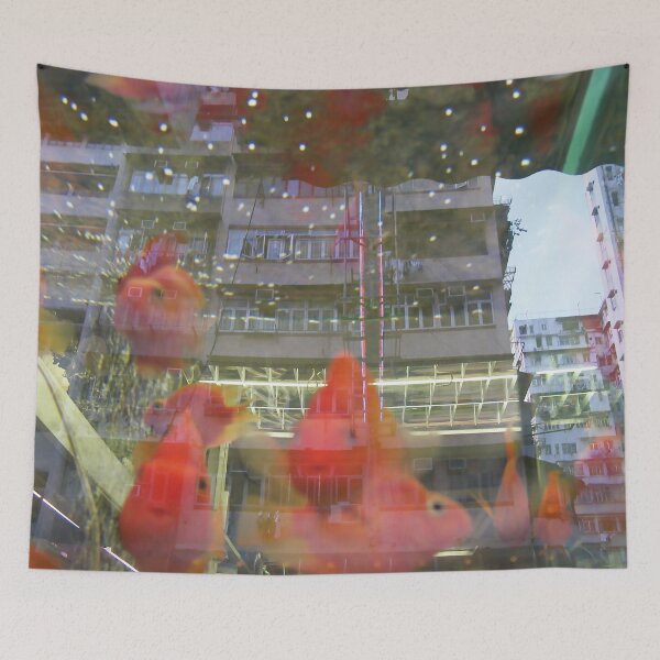 Item preview, HongKong - Small Fish in BIG Town designed and sold by Hell-Prints.
