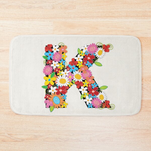 Item preview, Spring Flowers Alphabet K Monogram designed and sold by fatfatin.
