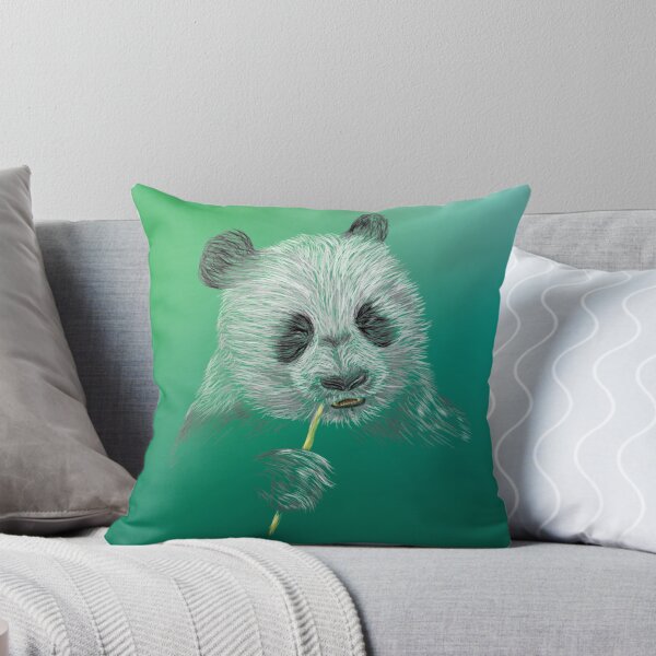 Item preview, Panda Bear chewing on Bamboo designed and sold by Linubidix.