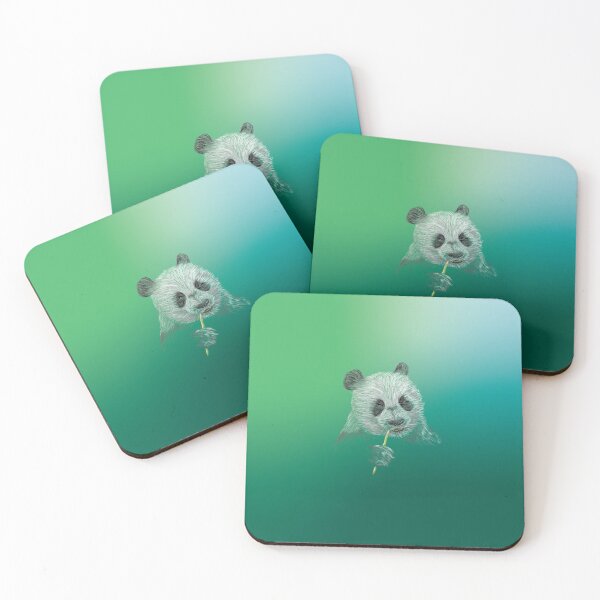 Item preview, Panda Bear chewing on Bamboo designed and sold by Linubidix.